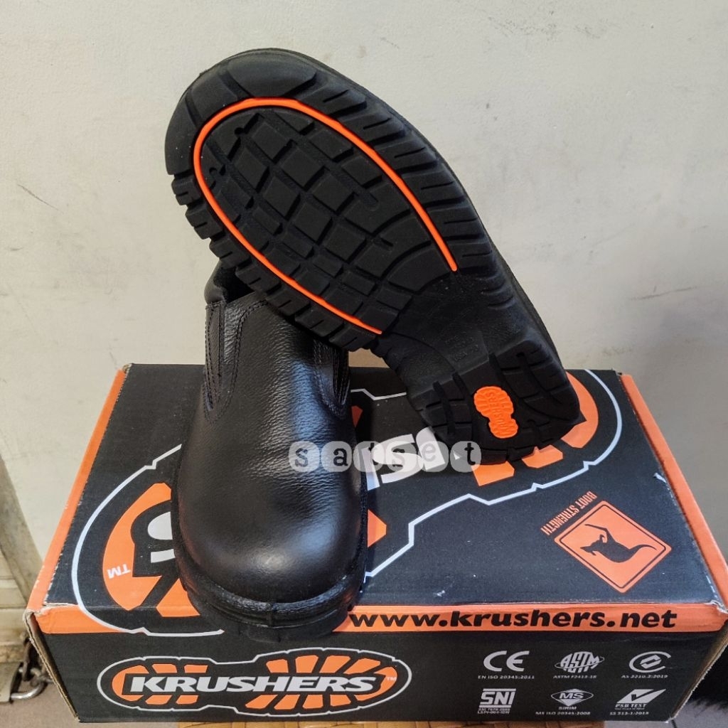 Sepatu Safety Krushers Boston Original / Safety Shoes Krushers Boston Original Murah