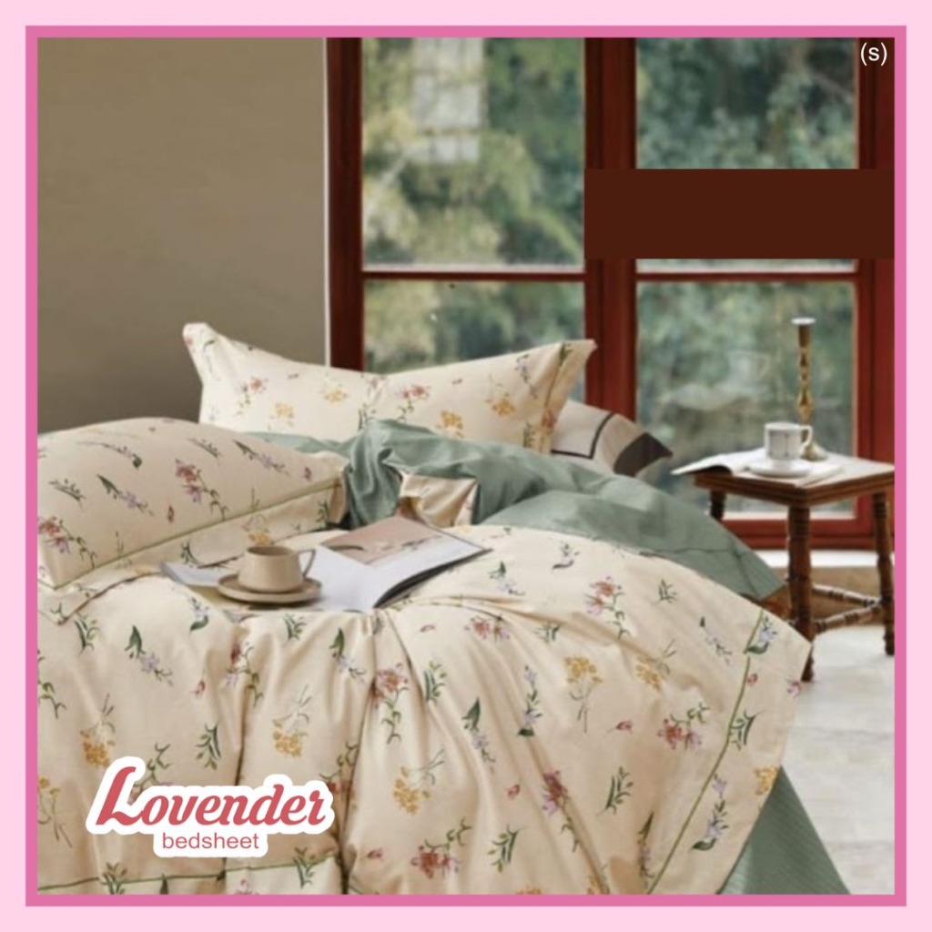 kain sprei/bahan bedding Katun Jepang " Bunga Shabby "