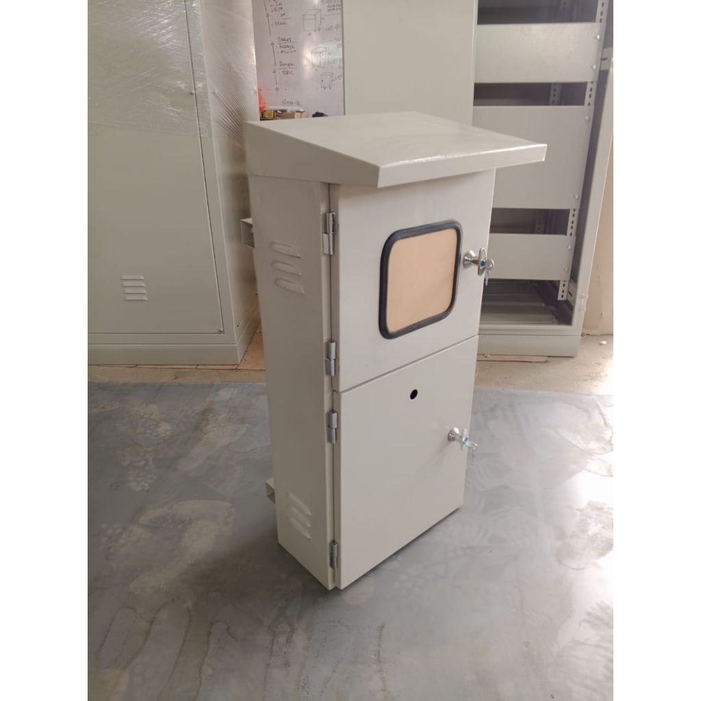 Box panel listrik EH outdoor topi custom 40x80x20 80x40x20 dua pintu