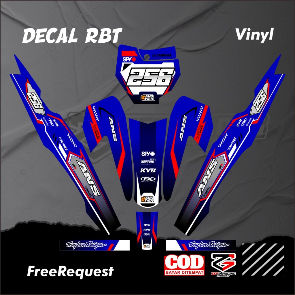 DECAL RBT BODY JUPITER YAMAHA VEGA NEW FULL BODY DEKAL STICKER STRIPING TERBARU