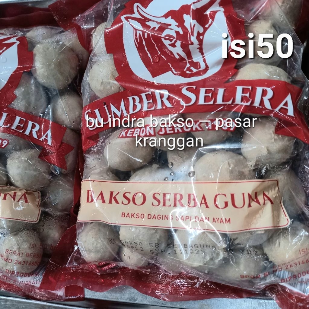 

bakso sapi sumber selera isi 50 serbaguna meat ball