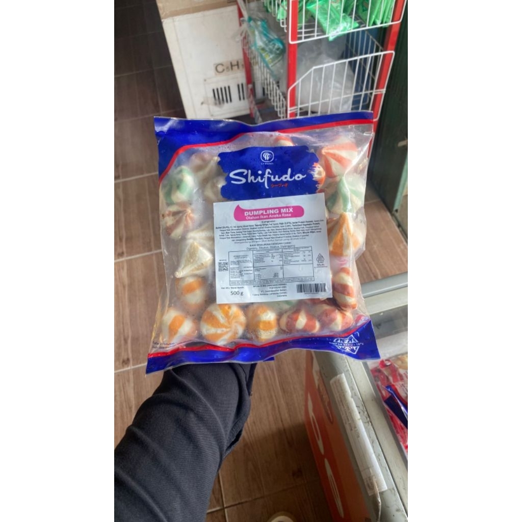 

Shifudo Dumpling Mix 500g Frozen food cik ntik Jambi cemilan jajanan seblak korea jepang
