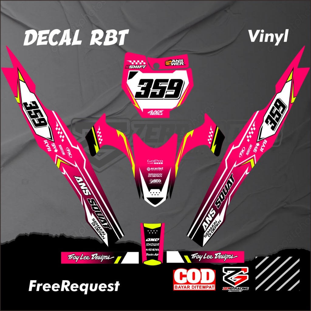 DECAL RBT BODY JUPITER YAMAHA VEGA NEW FULL BODY DEKAL STICKER STRIPING TERBARU