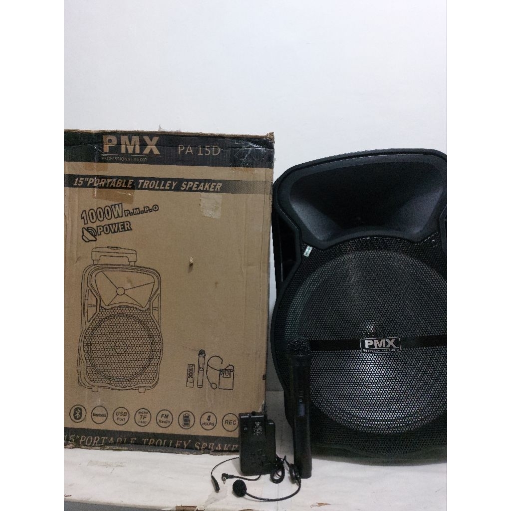Speaker Portable 15" PA 15D PMX