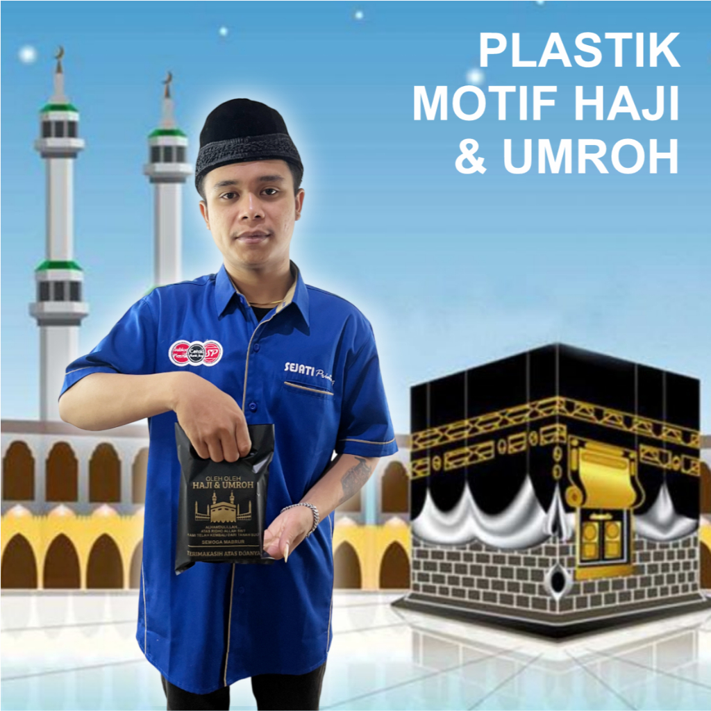 

(Isi 50pcs) Plastik HD Plong uk 15cm x 22cm Souvernir Oleh Oleh Haji dan Umroh