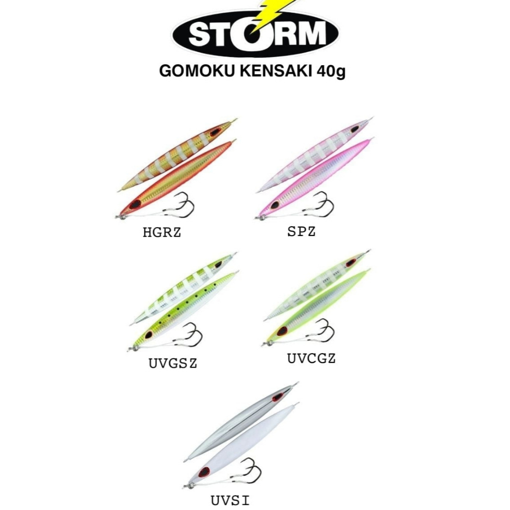 LURE / UMPAN LURE / UMPAN STORM GOMOKU KENSAKI 40gram