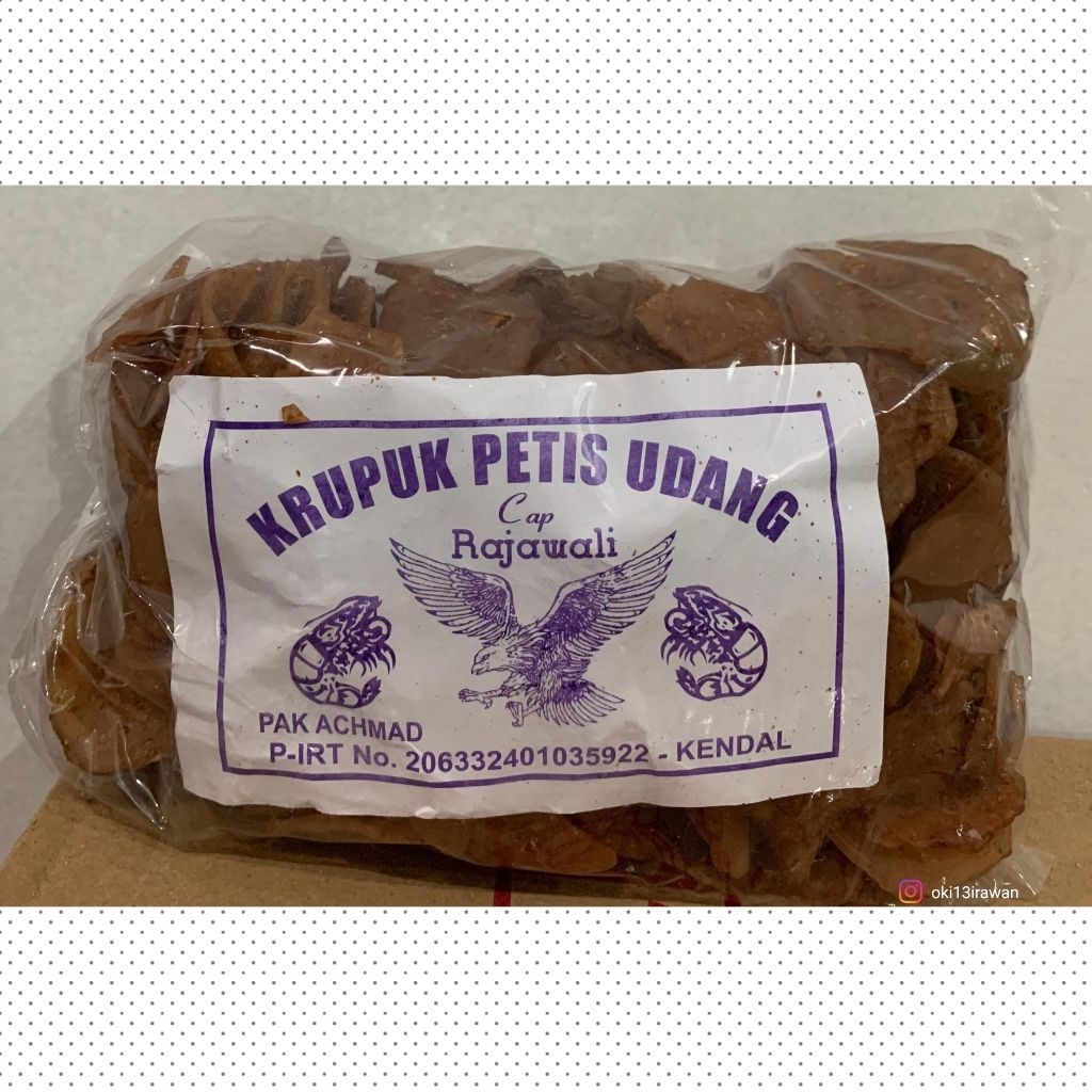 

Kerupuk Petis Udang Rajawali Kendal 4 Bungkus