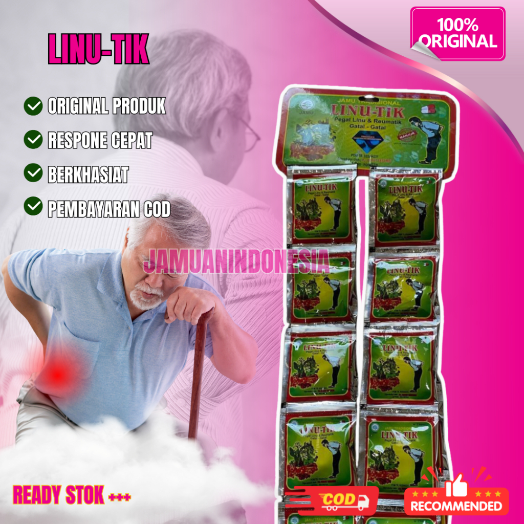 

Linutik Kapsul Original Pegal Linu Rematik Gatal 20 Sachet