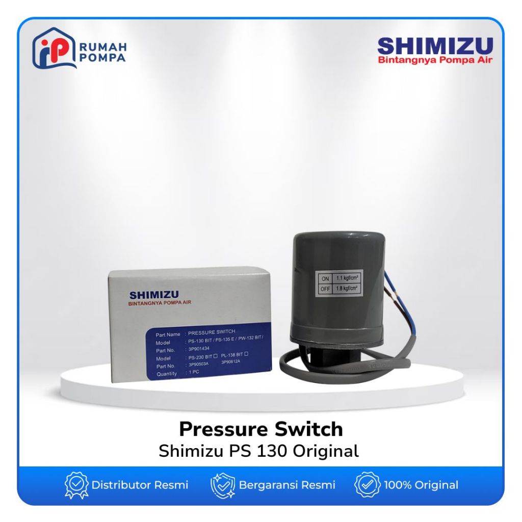 OTOMATIS POMPA AIR SHIMIZU PRESSURE SWITCH
