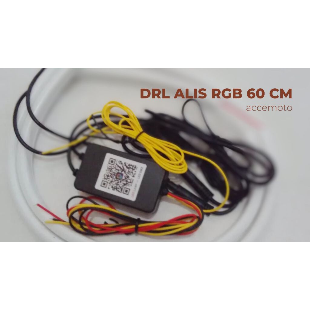 lampu drl alis rgb huracan 60cm