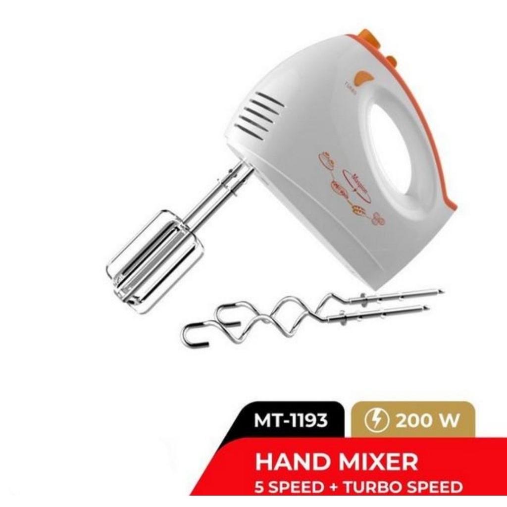 MASPION MT 1193 Hand Mixer Turbo Speed 5