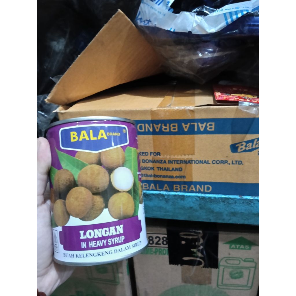 

(READY STOCK) BALA BRAND LONGAN KALENG IN SYRUP. BUAH KELENGKENG DALAM SYRUP. LONGAN KALENG. BALA BRAND. LONGAN 565GR. BUAH KELENGKENG KALENG
