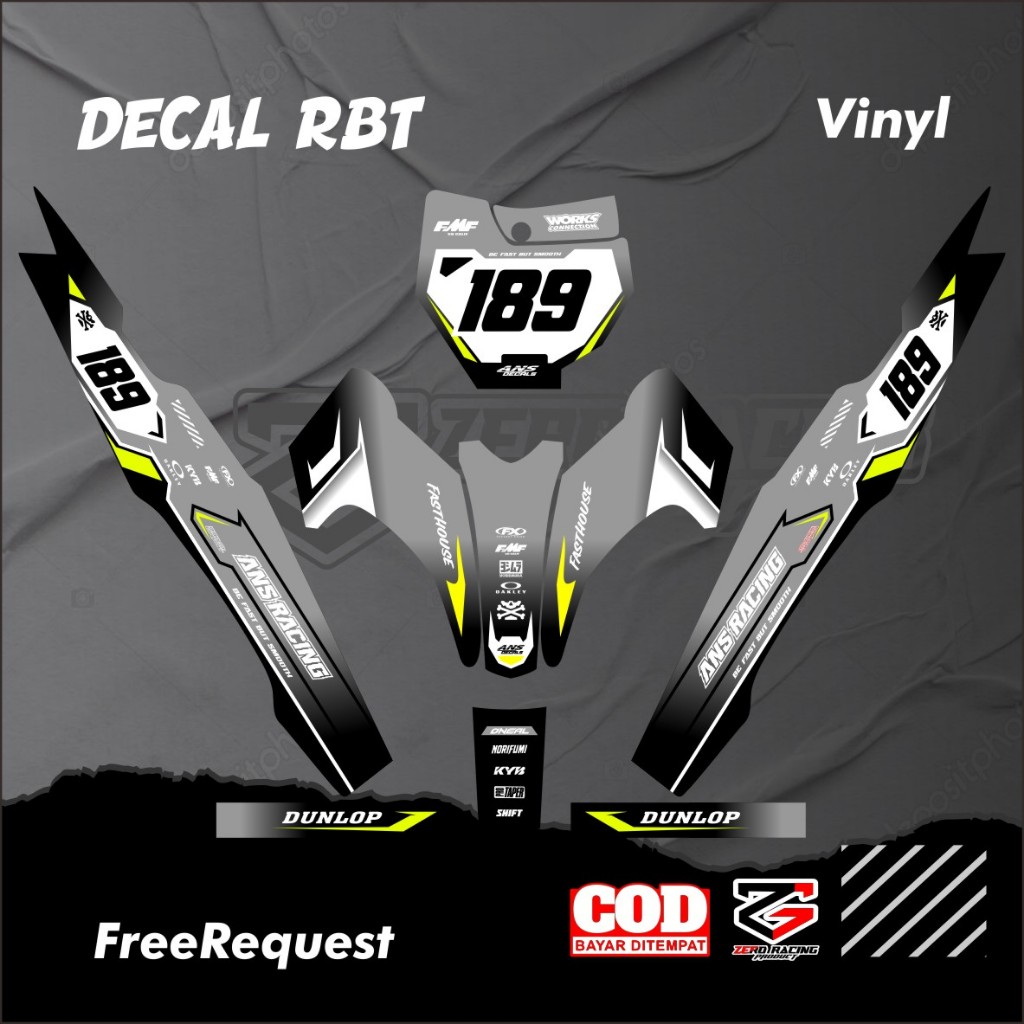 DECAL RBT BODY JUPITER YAMAHA VEGA NEW FULL BODY DEKAL STICKER STRIPING TERBARU