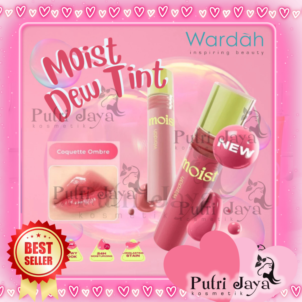 NEW WARDAH Moist Dew Tint | Lip Tint Liptint