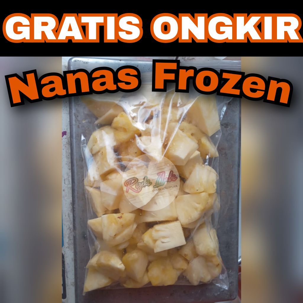 1 KG NANAS HONI SUNPRIDE FROZEN BEKU GRADE PREMIUM BAGUS BANDUNG MURAH GROSIR