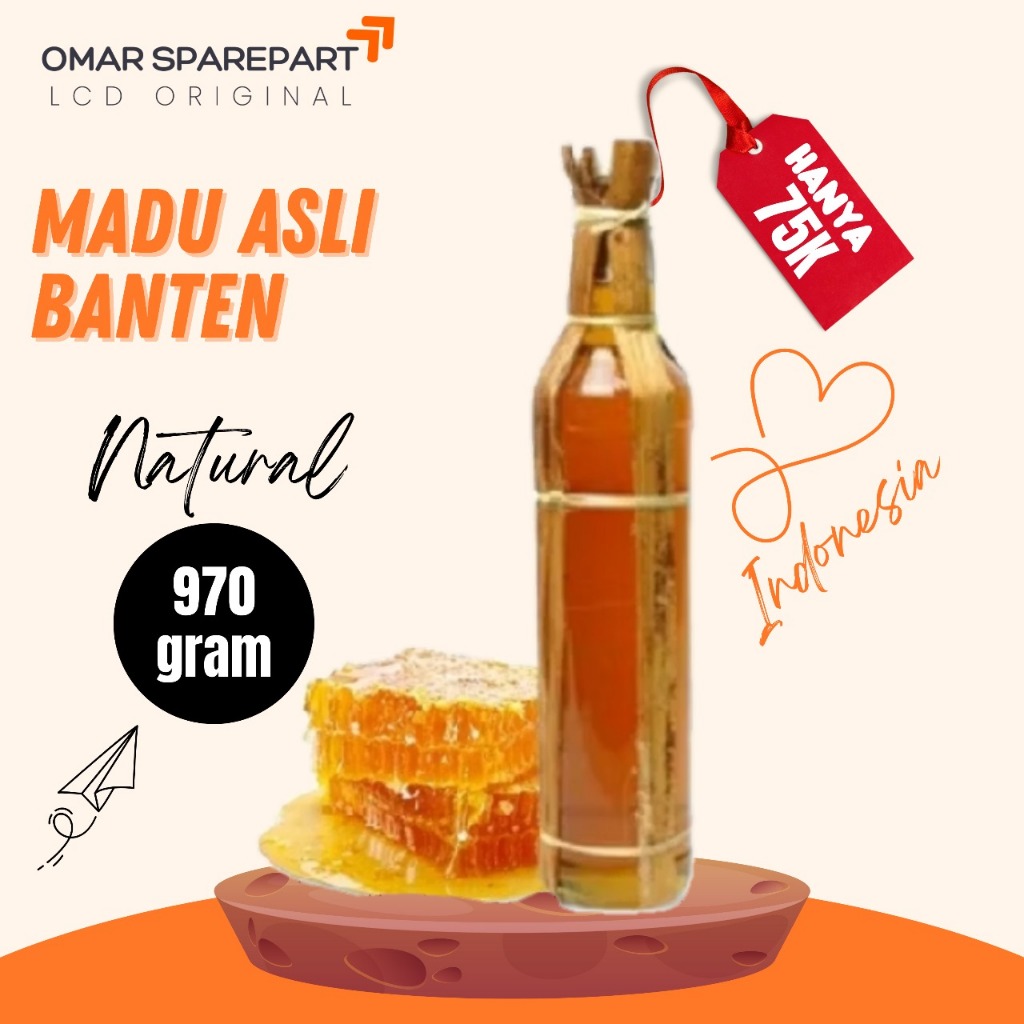 

COD Madu Asli Banten / Madu Odeng Hutan Asli hutan baduy / madu hutan alami natural 970 gram