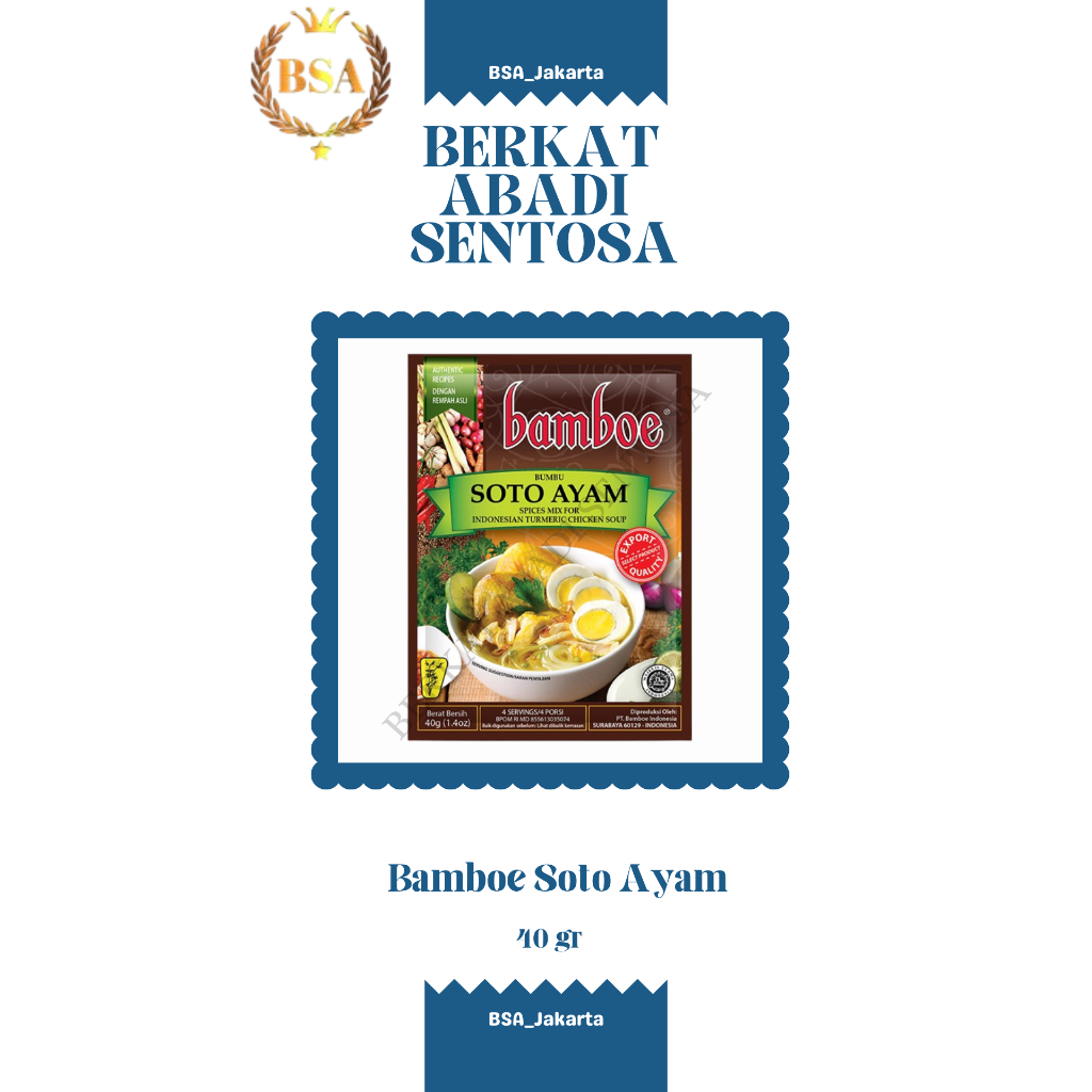 

Bamboe Soto Ayam (40 gr)