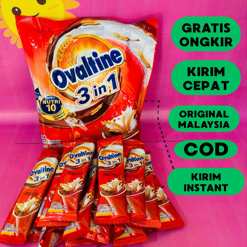 

Ovatine 3in1 Malaysia Thailand / Minuman Coklat Malaysia / Minuman Malaysia