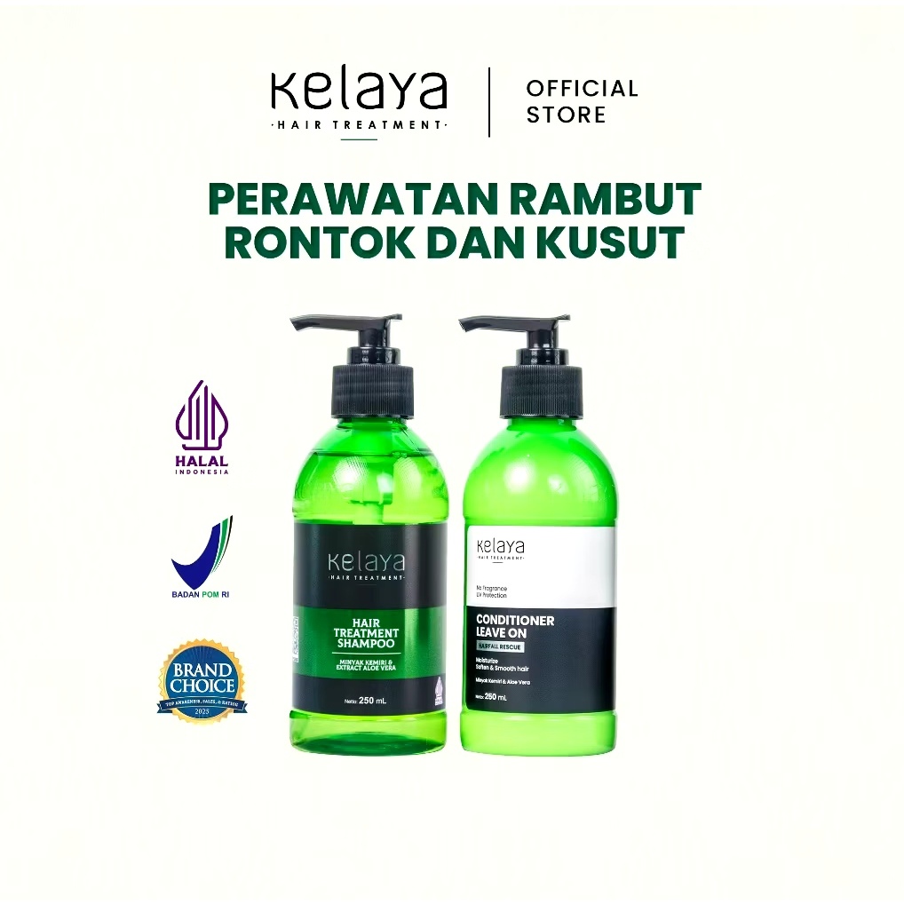 BEST COMBO KELAYA HAIR TREATMENT SHAMPO / KELAYA SHAMPO