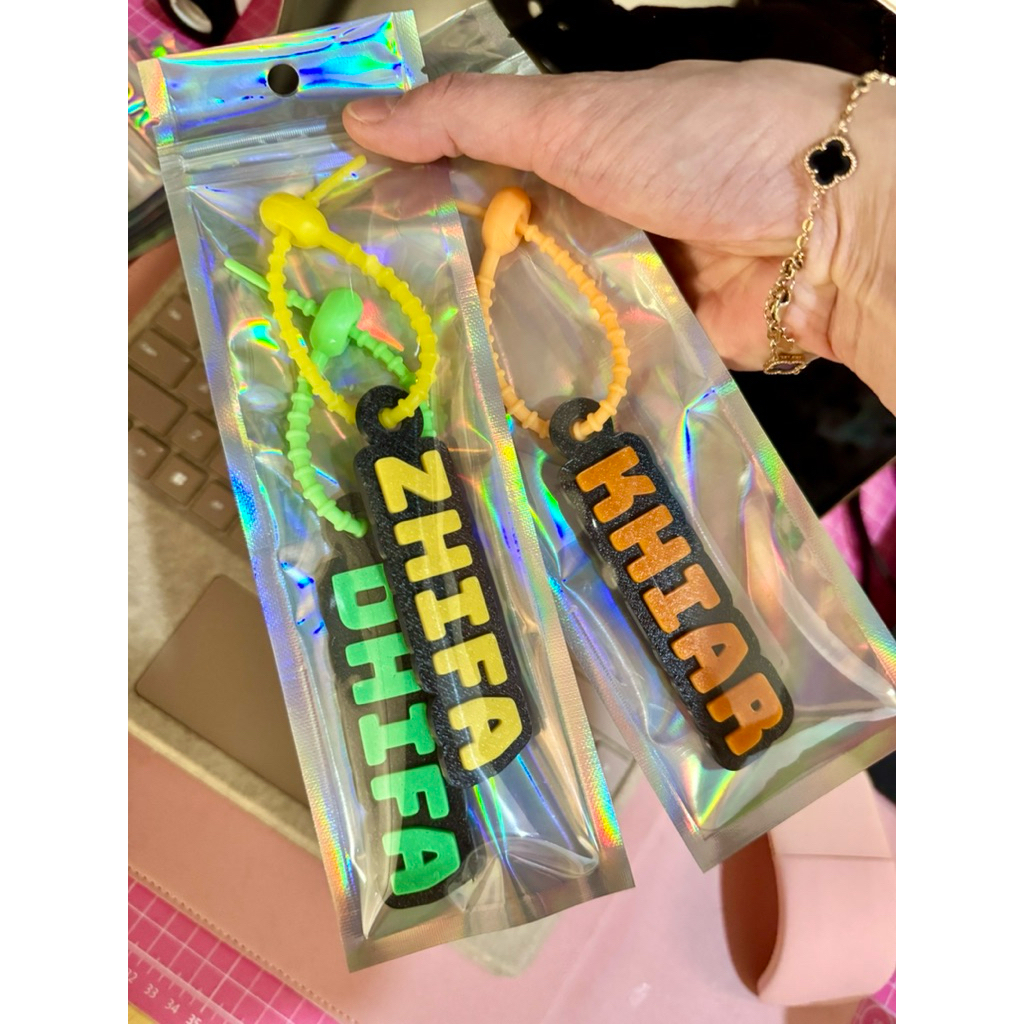 

Gantungan nama tas / name tag free tali