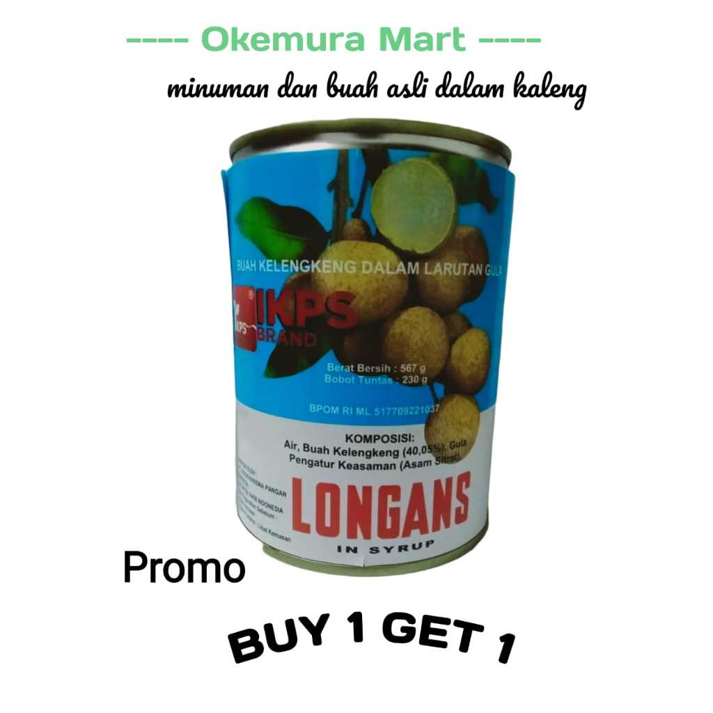 

IKPS LONGANS 567 GRAM/LENGKENG KALENG/LONGAN KALENG PREMIUM