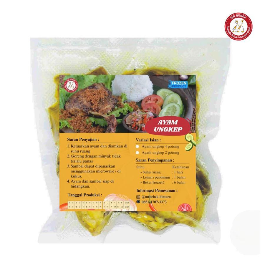 

Ayam Ungkep Frozen Isi 4 Potong + Sambal Terasi | Ayam Goreng Siap Masak | Lauk Frozen Praktis dan Tahan Lama