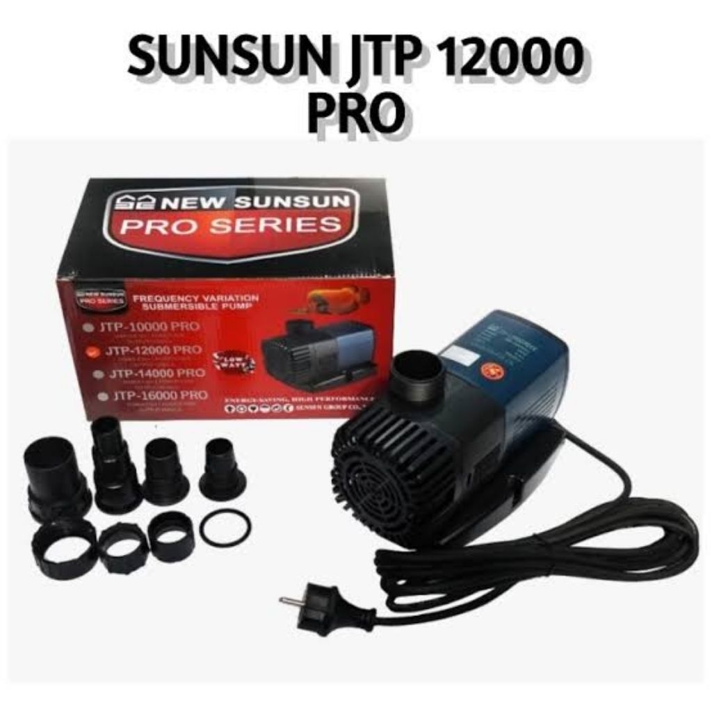 Sun Sun JTP PRO Series 3800 4800 5800 7000 9000 12000 mesin pompa filter aquarium & kolam ikan hias 