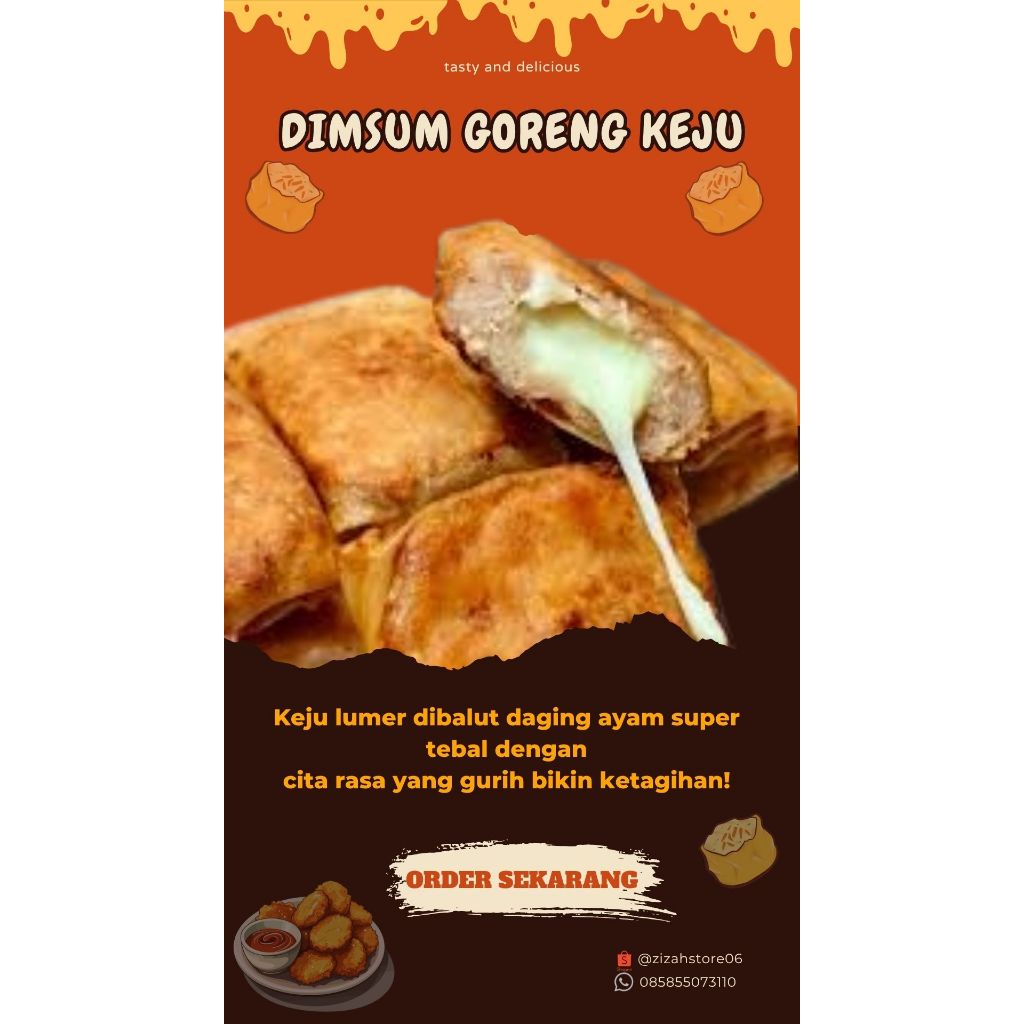 

Dimsum Goreng Keju Lumer