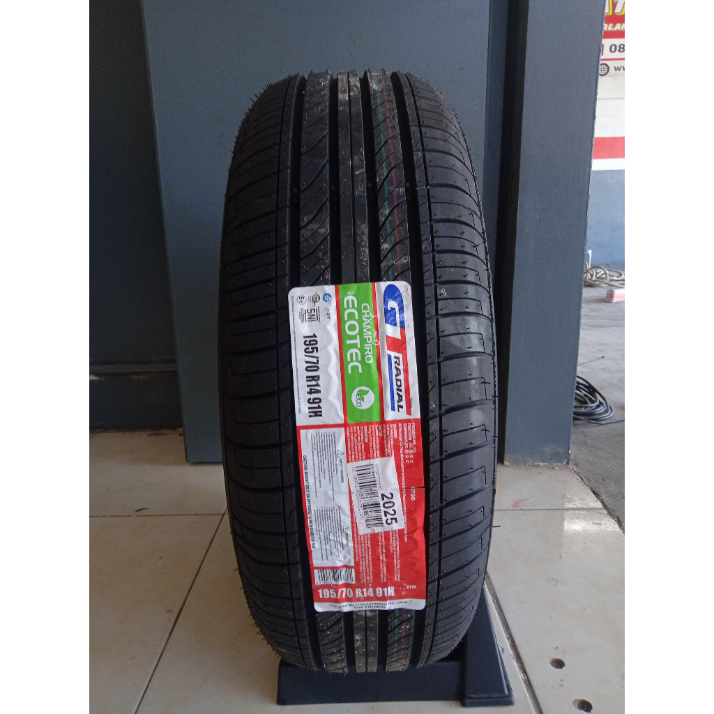 Ban Baru - GT Radial Champiro Ecotec 195/70 R14 Tubeless - Ban Mobil Kijang LSX/LGX Cedric