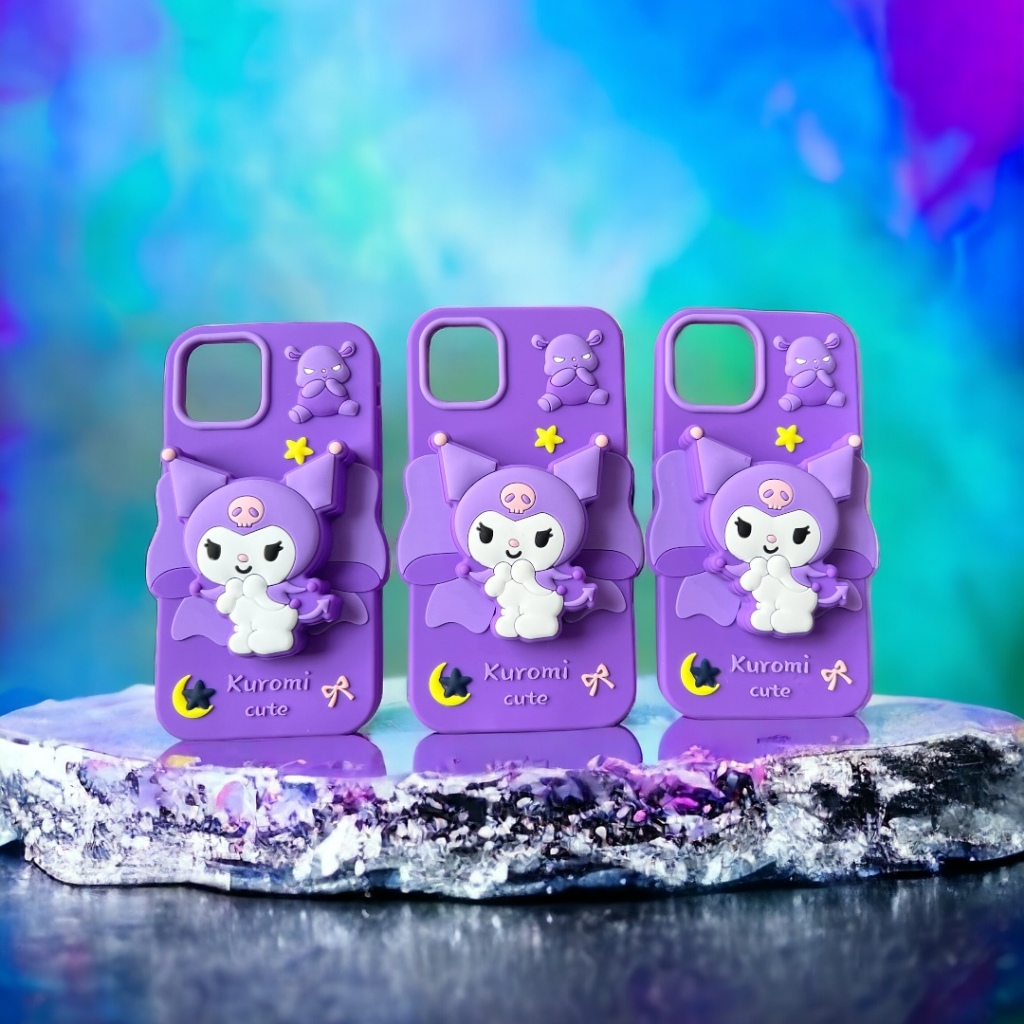Casing Silikon HP Lucu / Kuromi Cute / Soft Case Lucu Kuromi Silicon Premium Untuk Iphone X XR XS 11