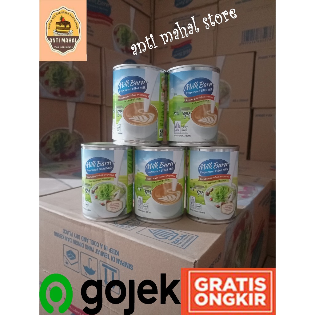 

Susu Evaporasi merk milkbarn 380gram / saingan sunbay Termurah Terlaris !!