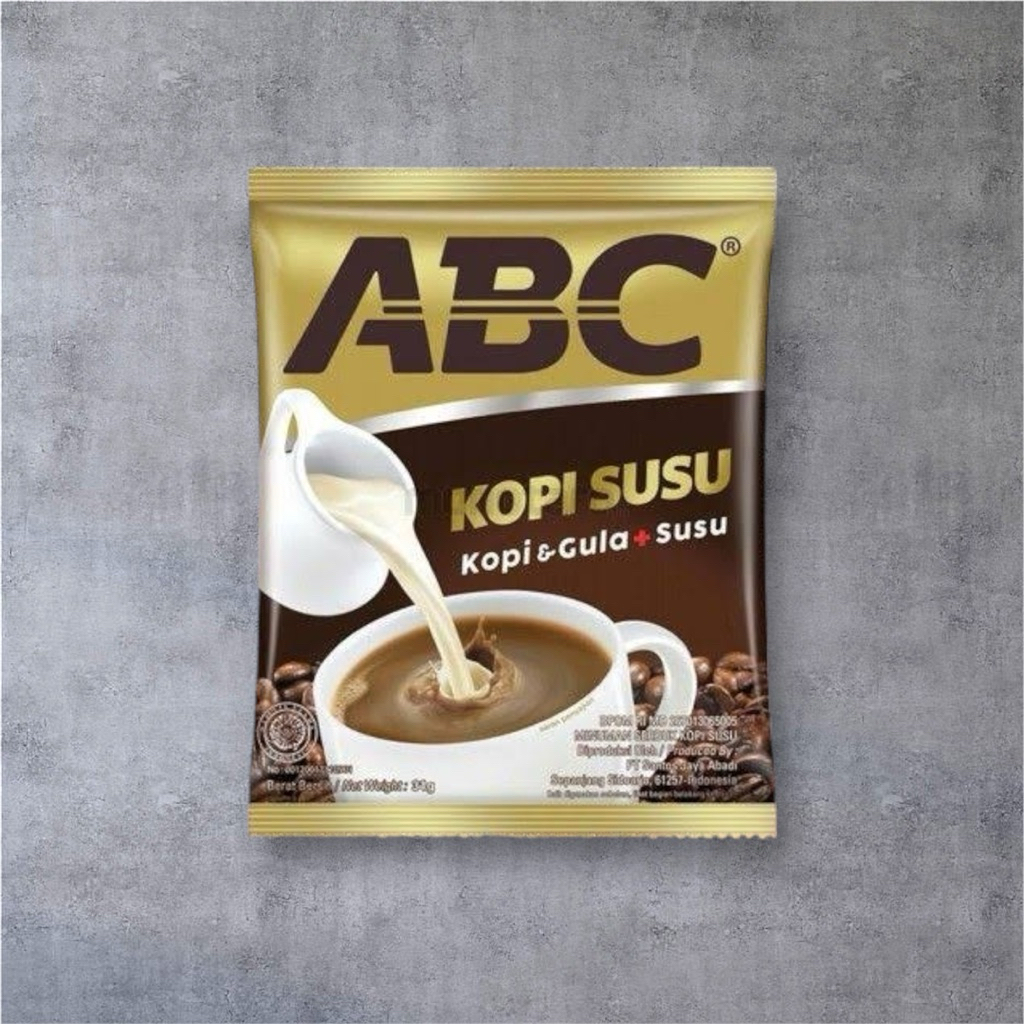 

Kopi ABC susu serenceng isi 10 sachet