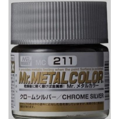MC211 Chrome Silver MR.METAL COLOR Mr.Hobby