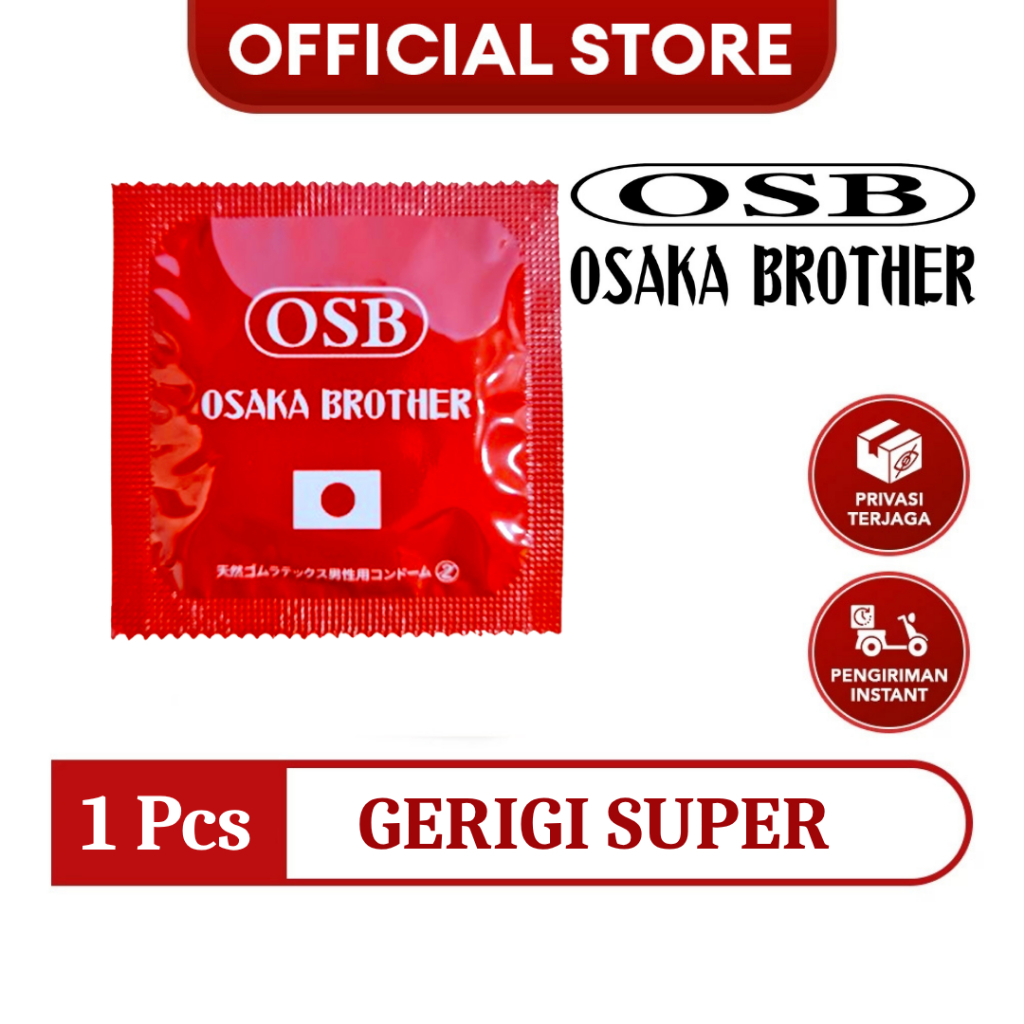 Kondom Osb Osaka Brother 001 Gerigi Super | Dotted Condom  - 1 Pc
