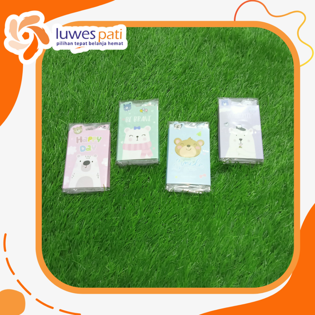 

Memo Pad Sticky Karakter Hewan Gemoy