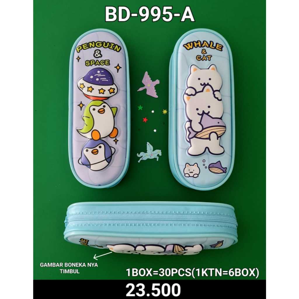 

Xiaolingjing Pencil Case / Tempat Pensil Resleting BD-995