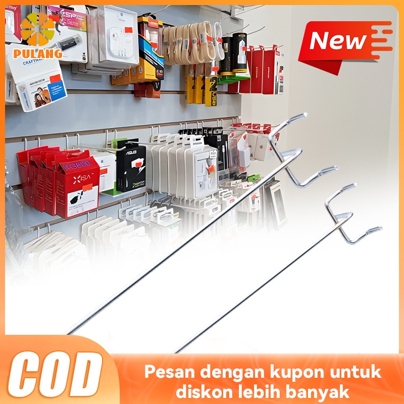 Pulang 20pcs Hook Ram Gantungan Besi Display Barang Ukuran 15/20cm Untuk Display Barang / Hook Ram G