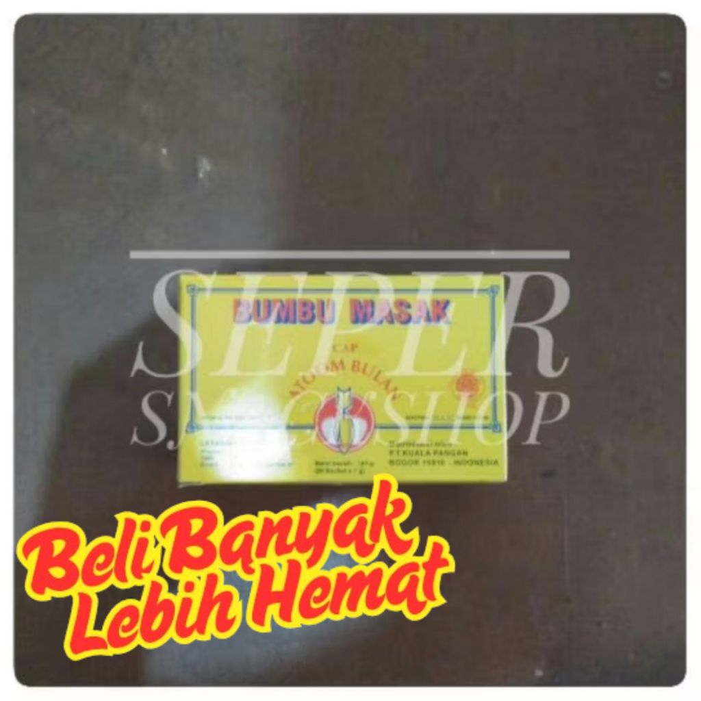 

BUMBU TABUR INSTANT / BUMBU MASAK / BUMBU MASAKAN / BUMBU PENYEDAP RASA MEREK ATOOM BULAN PAK