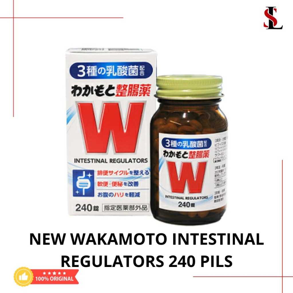 New Strong Wakamoto  240 Tablet / Strong Wakamoto New / Wakamoto intestinal remedy probiotic 240 tab