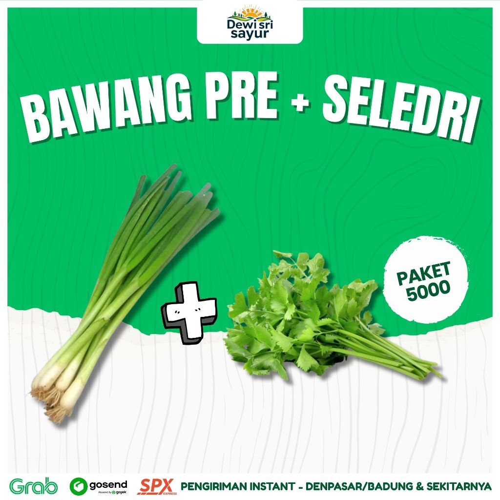 

Daun Pre + Seledri Paket 5000 – Dewi Sri Sayur