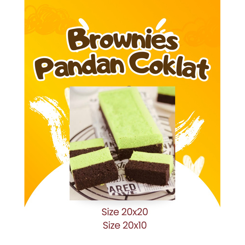 

Brownies Kukus Pandan Coklat
