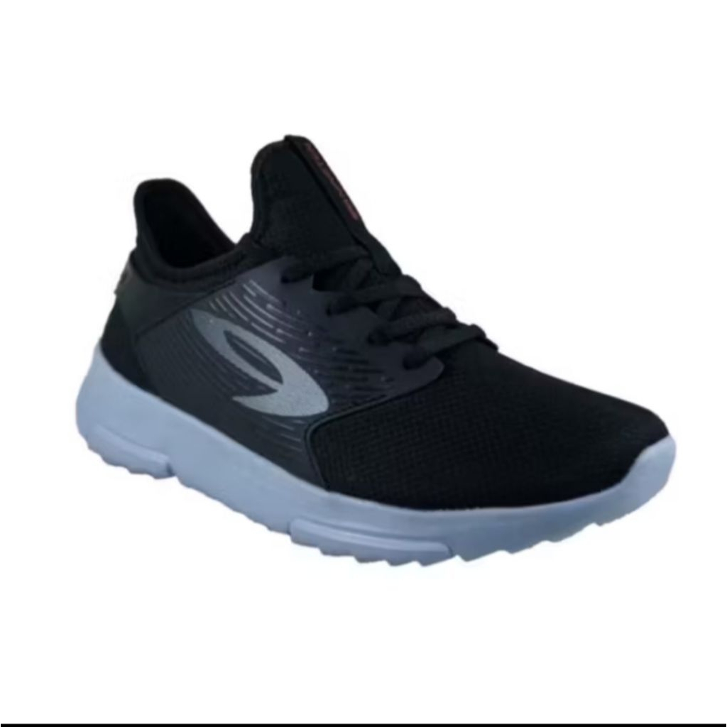 910 nineten Sepatu Lari/Running original kiva hitam /abu