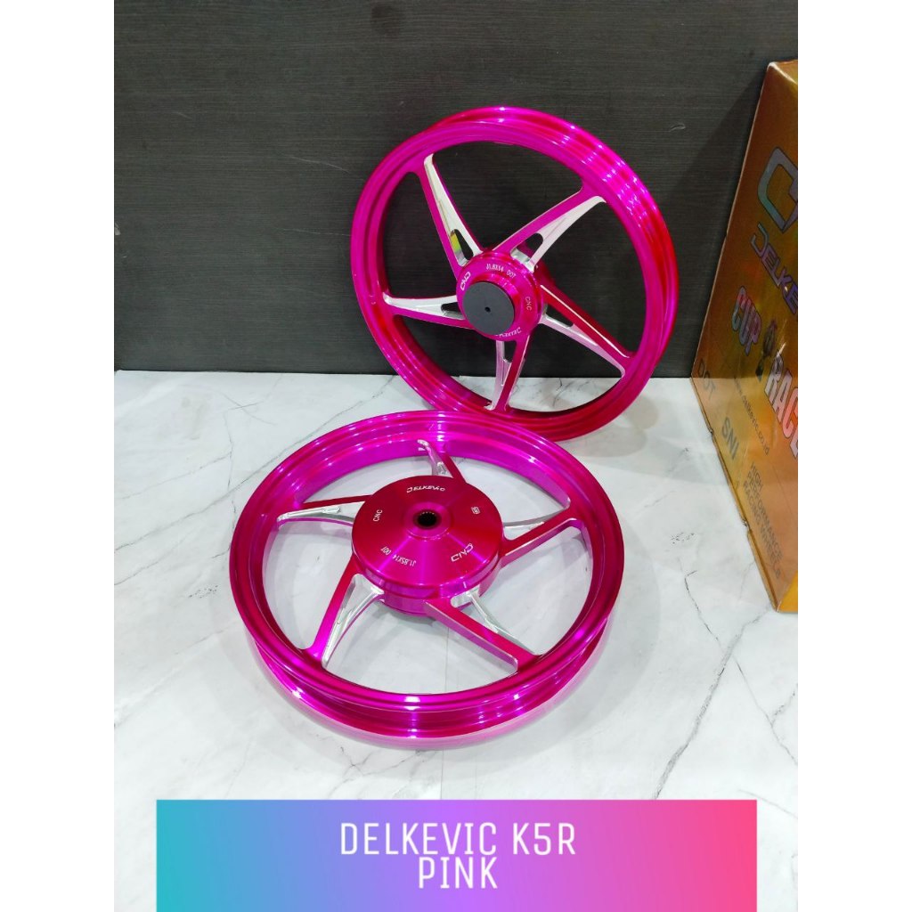 VELG DELKEVIC K5R RING 14 VARIO 110 VARIO 125 VARIO 150 BEAT SCOOPY MIO SPORTY SOUL J SMILE M3 XEON 