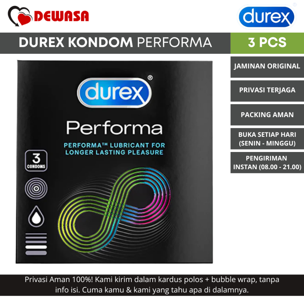 Durex Kondom Performa – 3 Pcs