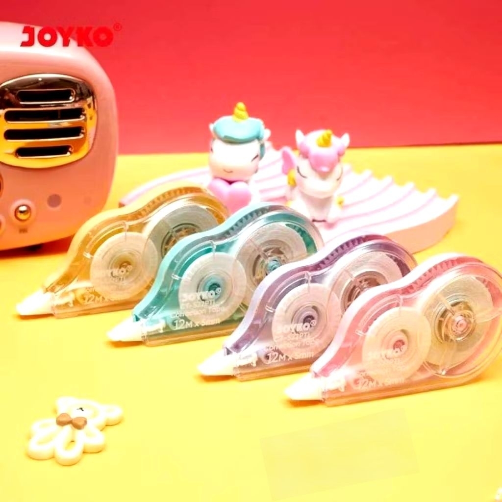 

Correction Tape 12m TipEx Kertas Joyko CT-522 PTL PASTEL Kering