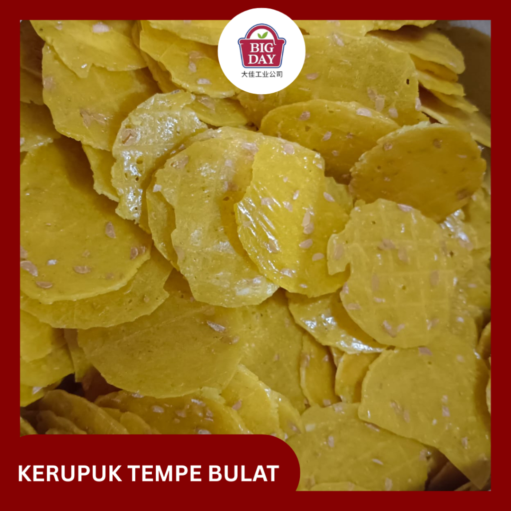 

KERUPUK NAPOLEON TEMPE BULAT KEMASAN 1 KG