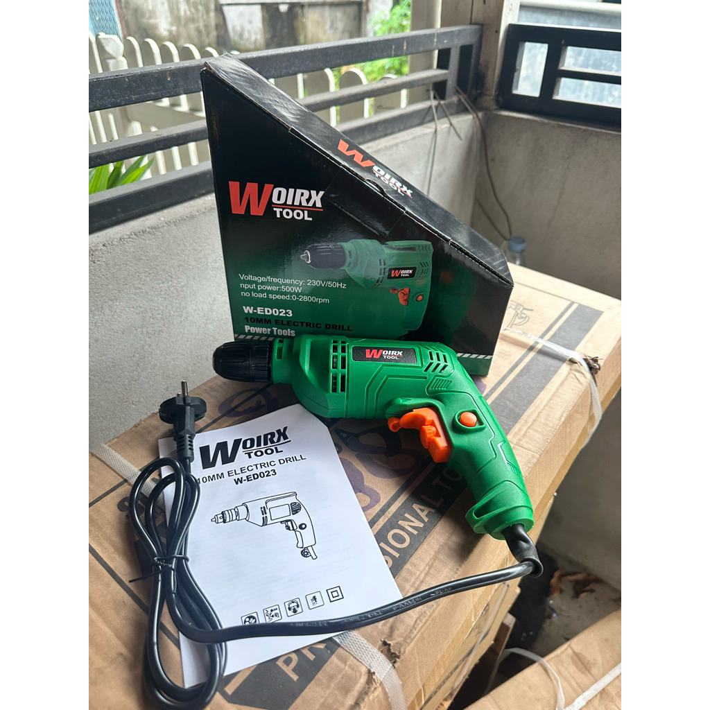 woirx Mesin Bor Listrik 10MM Bolak Balik Bor Listrik Modern Bor 10MM Bor Tembok Bor Tangan Bor Beton