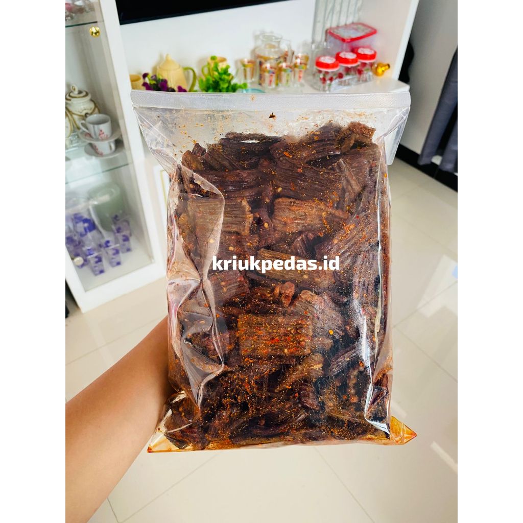 

seblak kerupuk jengkol kotak/asbes pedas daun jeruk 1kg 250gr 500gr 100gr