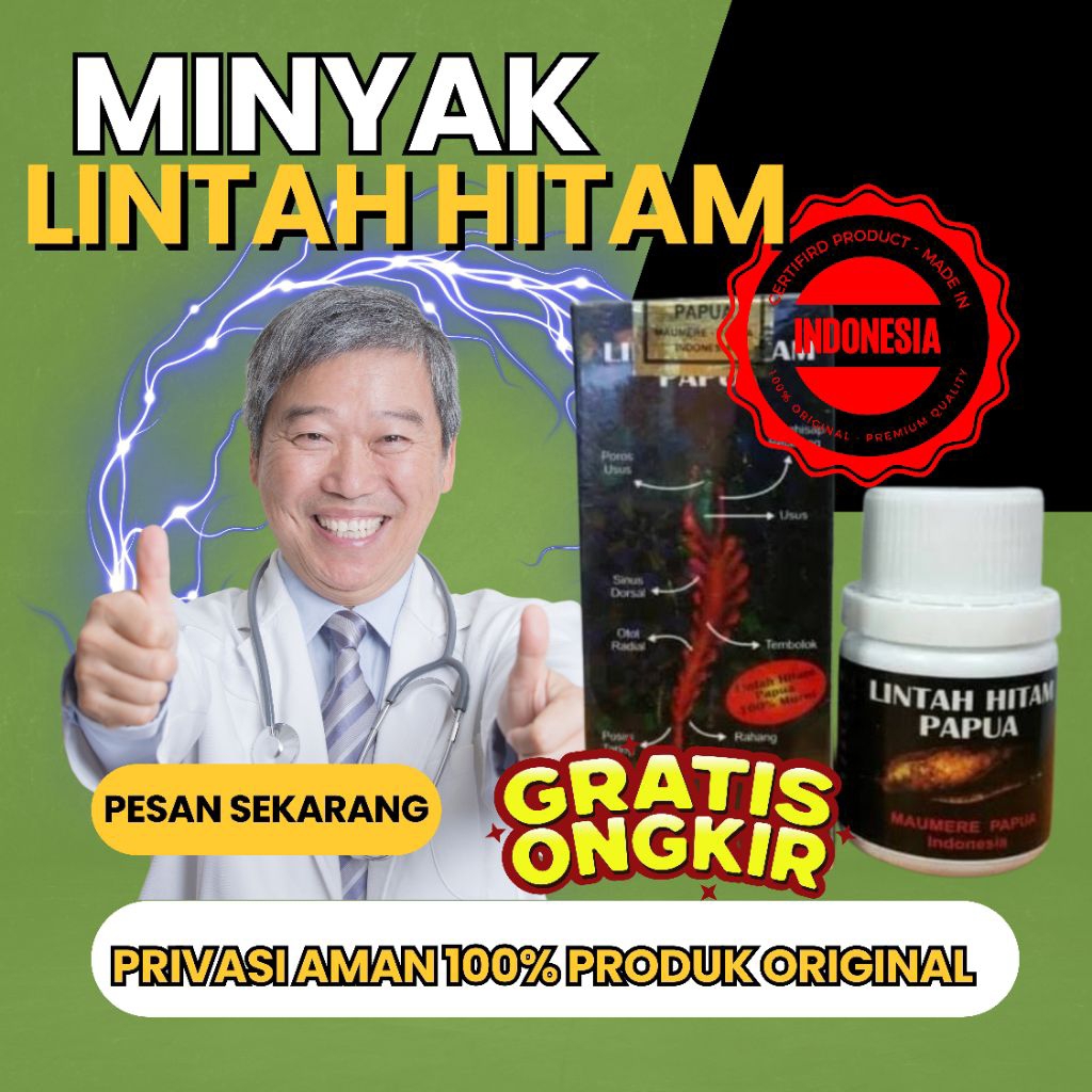 minyak lintah hitam asli 100% original pembesar kelamin pria kuat oles tahan lama permanen