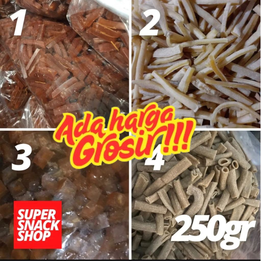 

KRUPUK / KERUPUK MENTAH RAMBAK DOROKDOK USUS 250GR